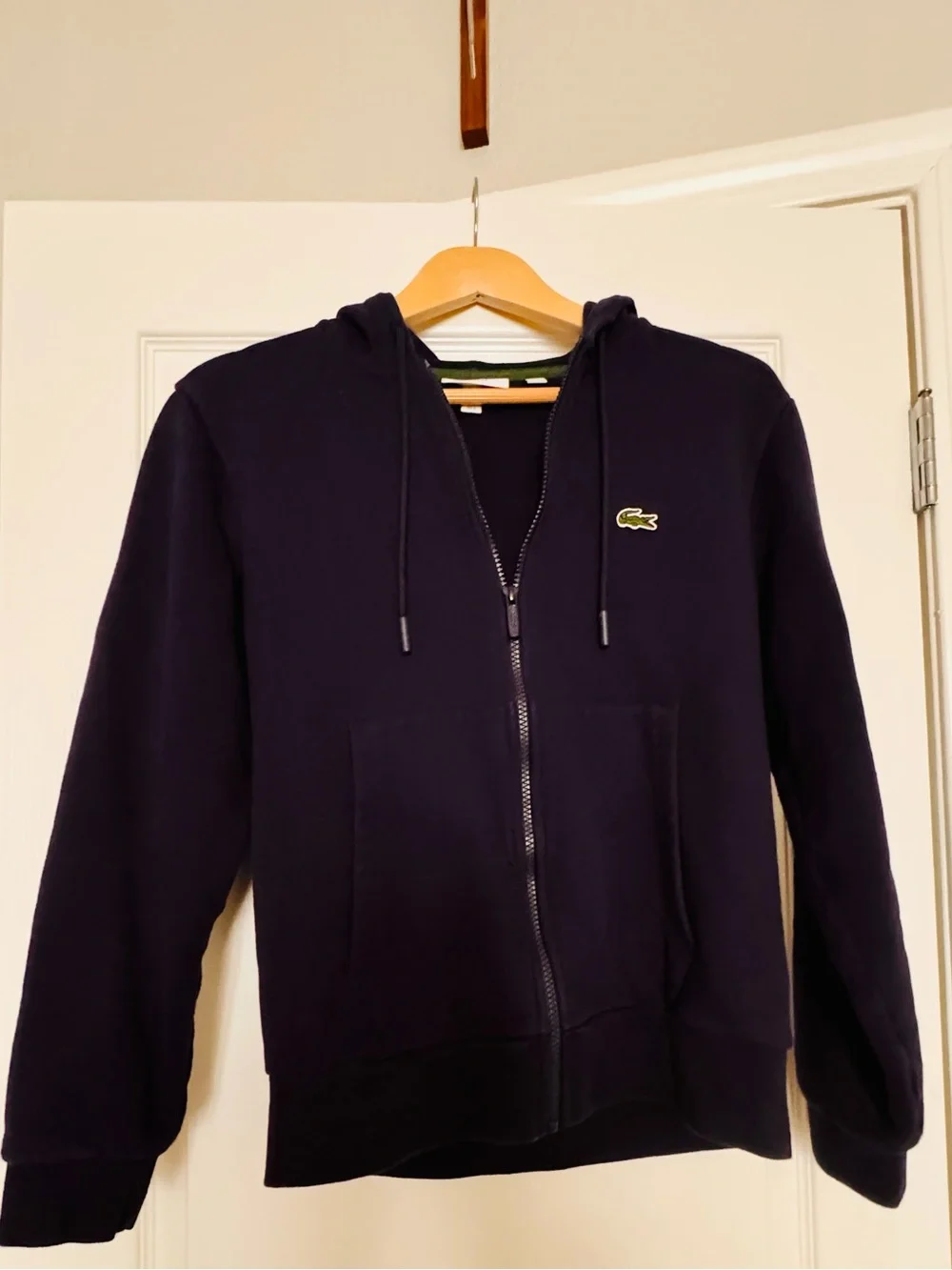 Lacoste Men's Dark Navy Full-Zip Hoodie unisex